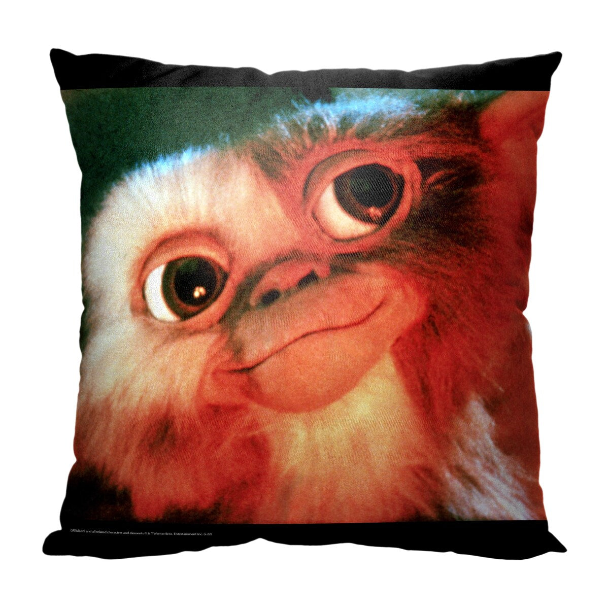 Warner Brothers Gremlins Mischievious Grin 18 Inch Throw Pillow