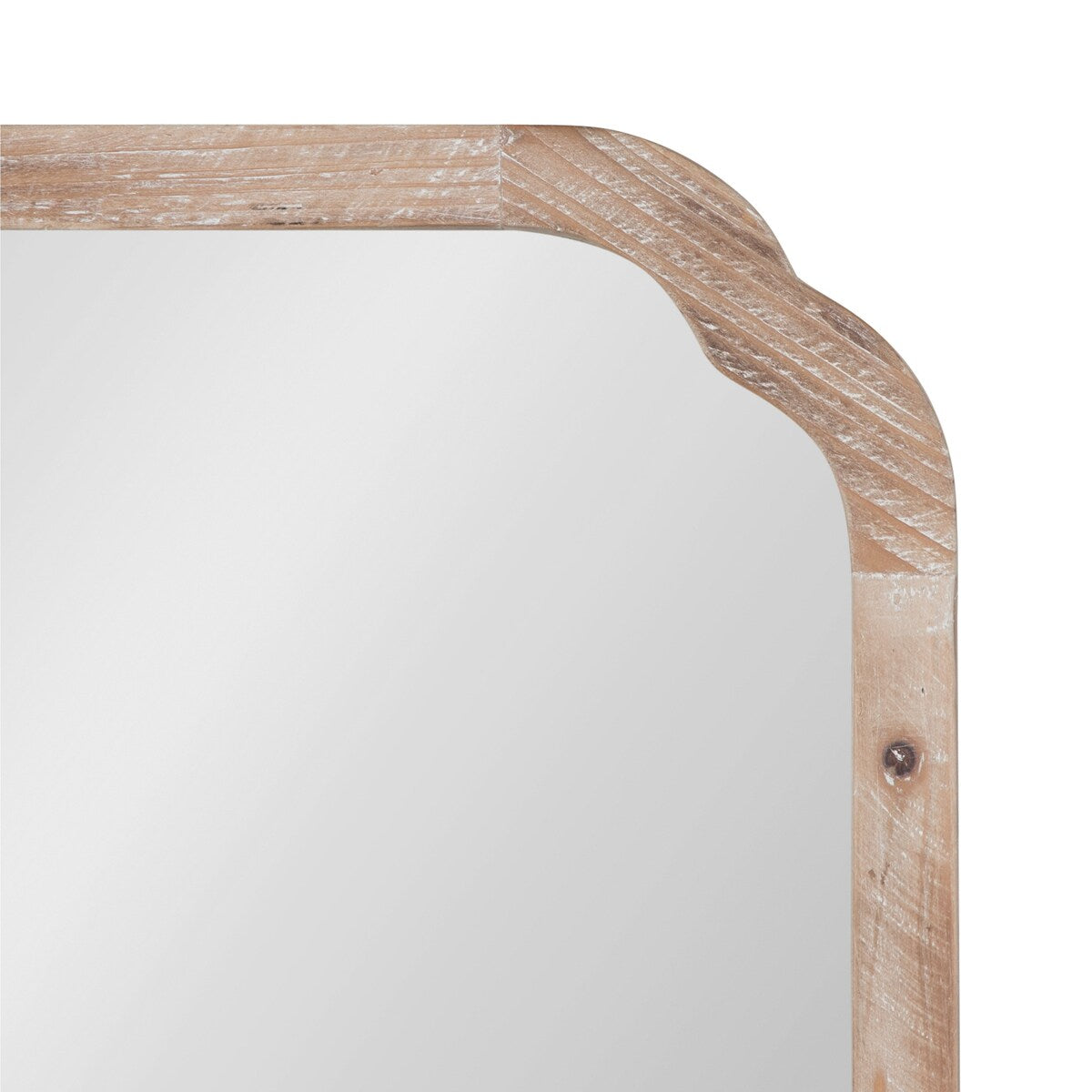 Kate and Laurel Marston Square Wood Wall Mirror