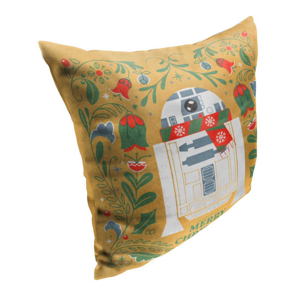 Disney Star Wars Holiday Droid 18 Inch Throw Pillow