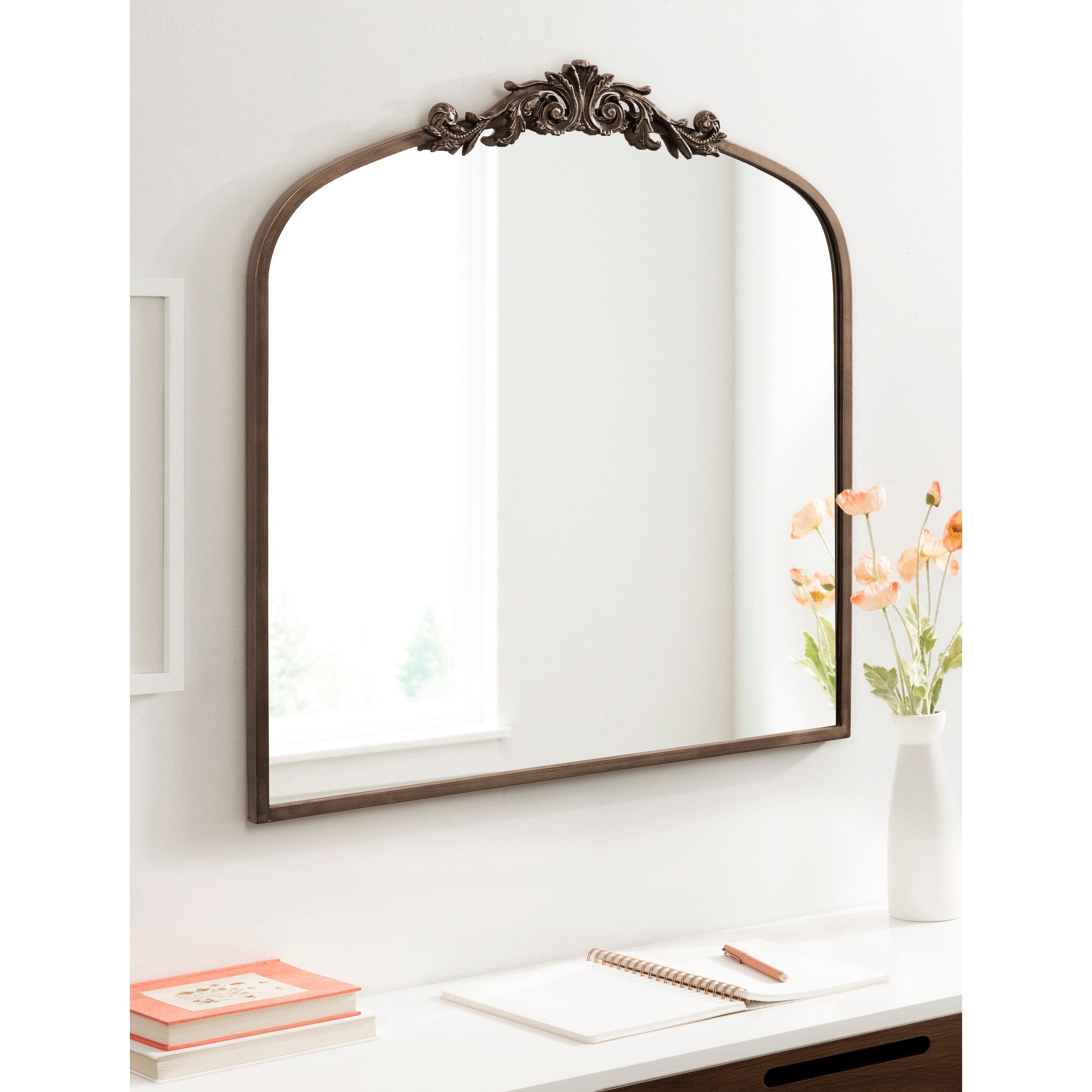 Kate and Laurel Arendahl Traditional Baroque Arch Wall Mirror