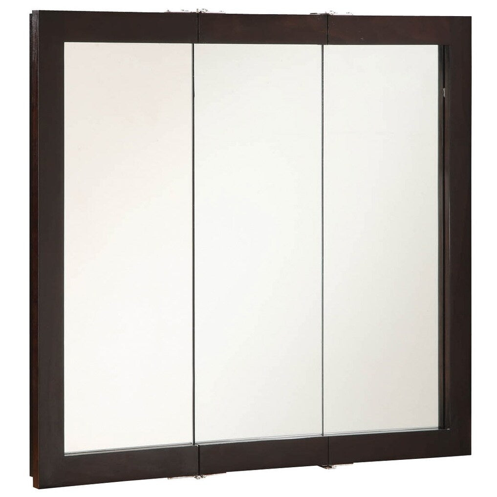 Design House Ventura Espresso Bathroom Medicine Cabinet Mirror