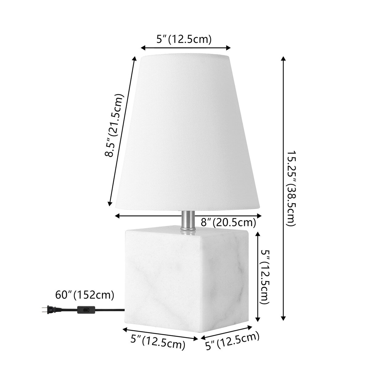 SAFAVIEH Lighting Lou 16-inch Table Lamp - 8Wx8Dx15H