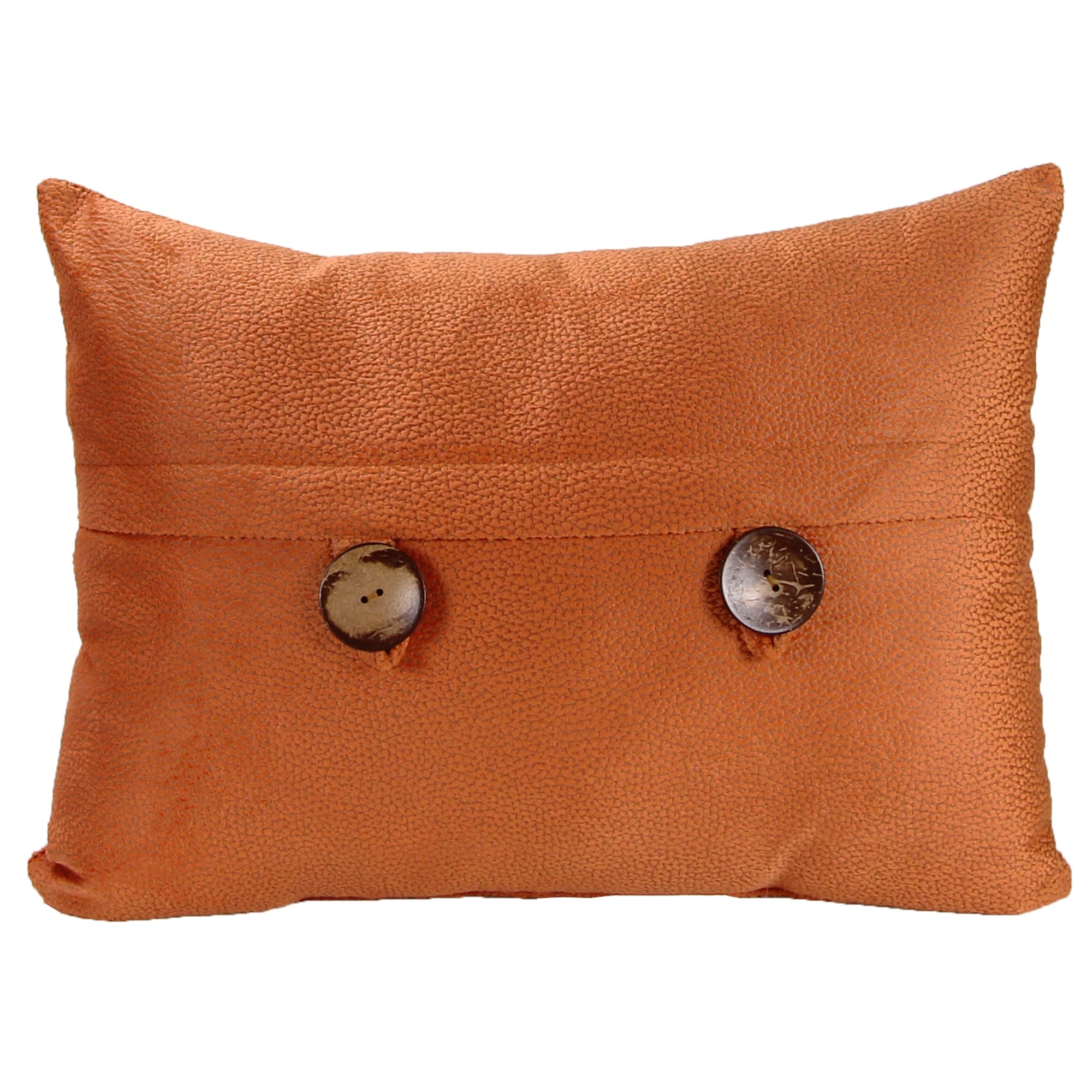 20 x 14 Solid Reversible Indoor Lumbar Throw Pillow with Buttons