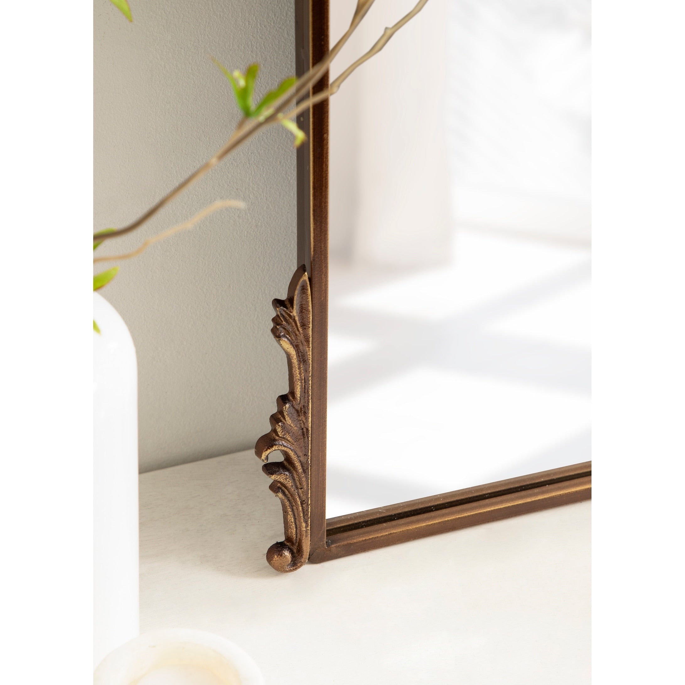 Kate and Laurel Myrcelle Decorative Framed Wall Mirror