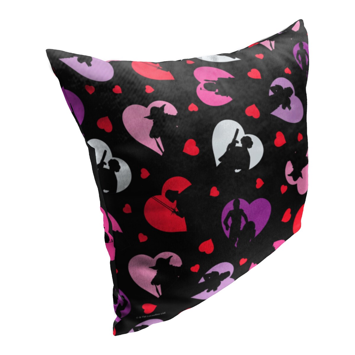 Disney Star Wars Heart Pattern 18 Inch Throw Pillow