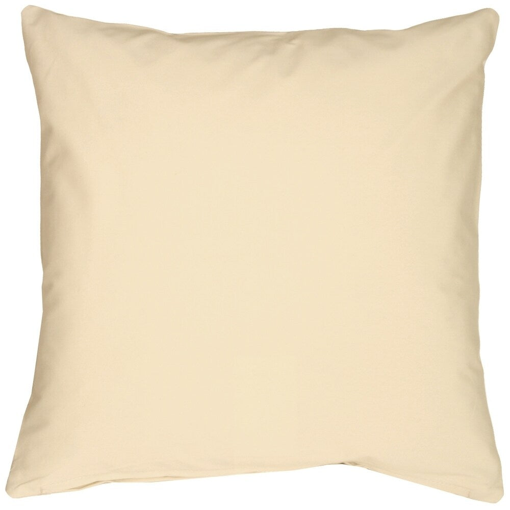 Caravan Cotton 16x16 Throw Pillow with Polyfill Insert