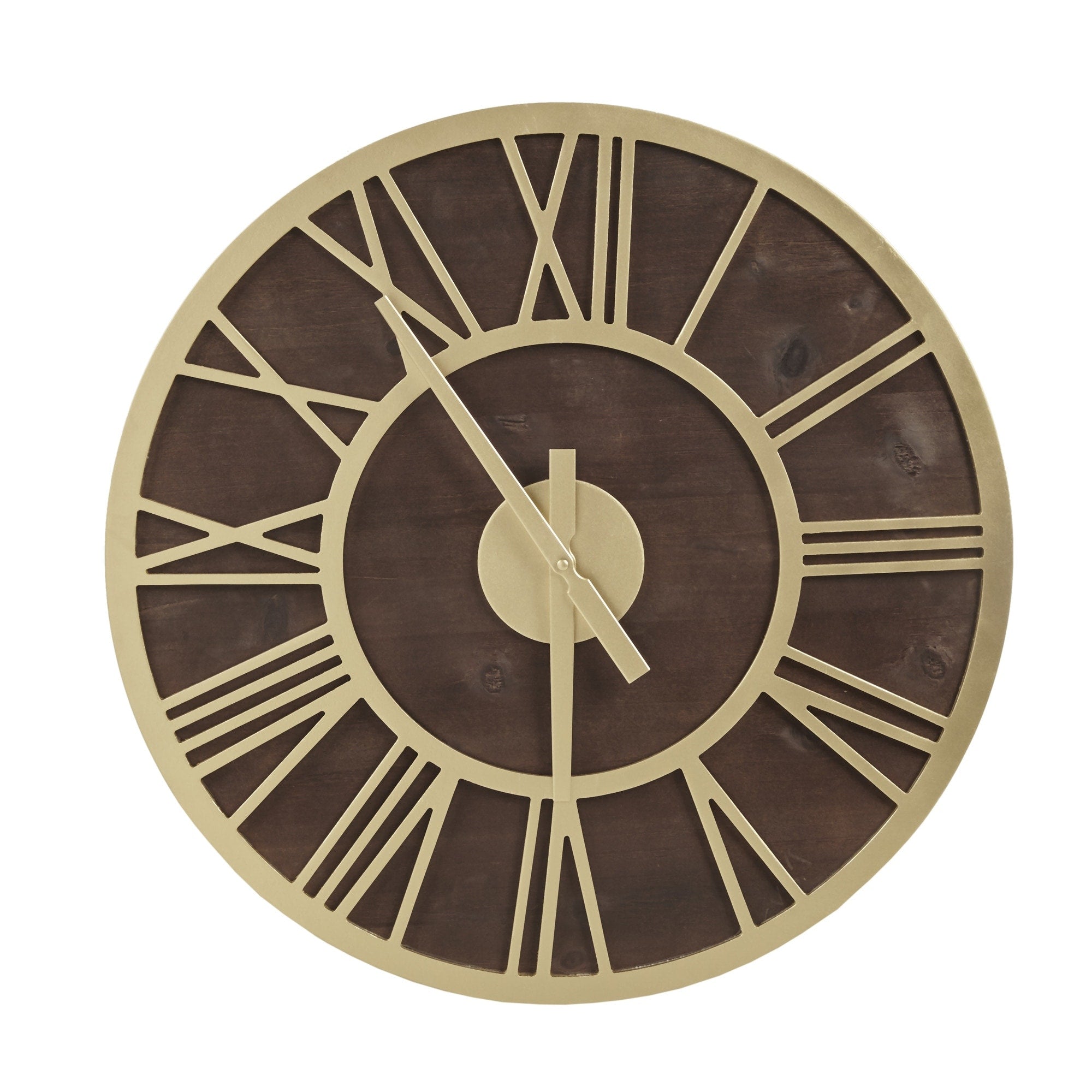 Madison Park Mason 23.6 Wood Wall Clock