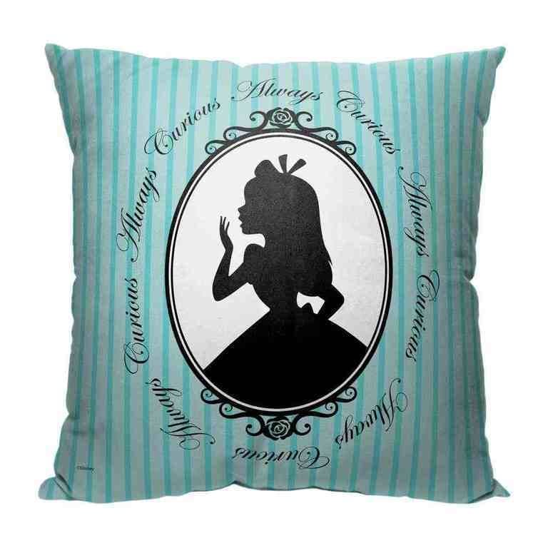 Disney Alice in Wonderland 18 Inch Throw Pillow