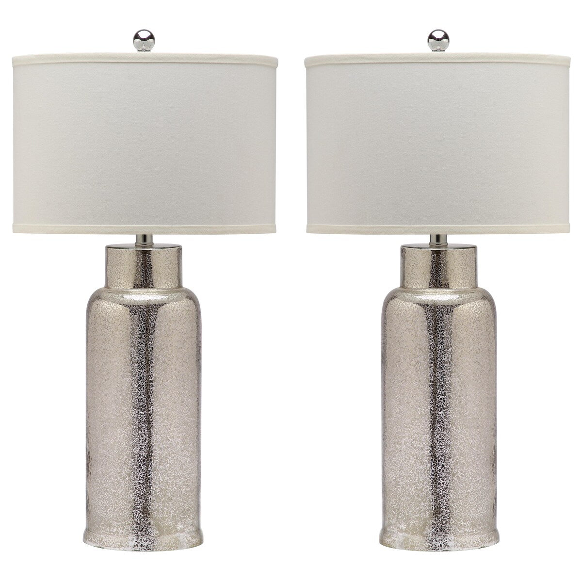 SAFAVIEH Lighting Mayra 29-inch Clear Bottle Glass Table Lamp (Set of 2) - 15.5x15.5x29