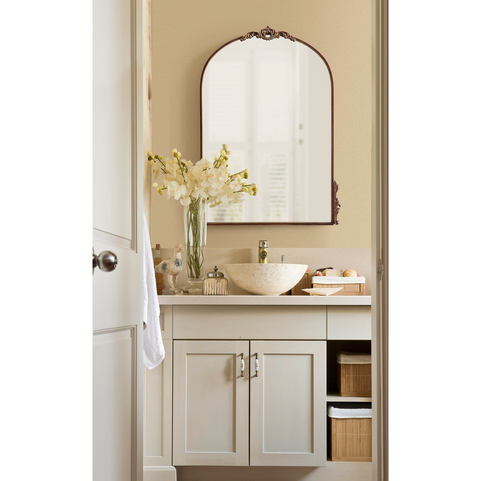 Kate and Laurel Myrcelle Decorative Framed Wall Mirror