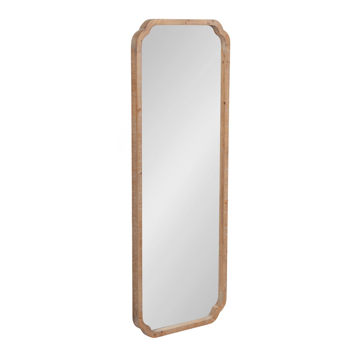 Kate and Laurel Marston Square Wood Wall Mirror