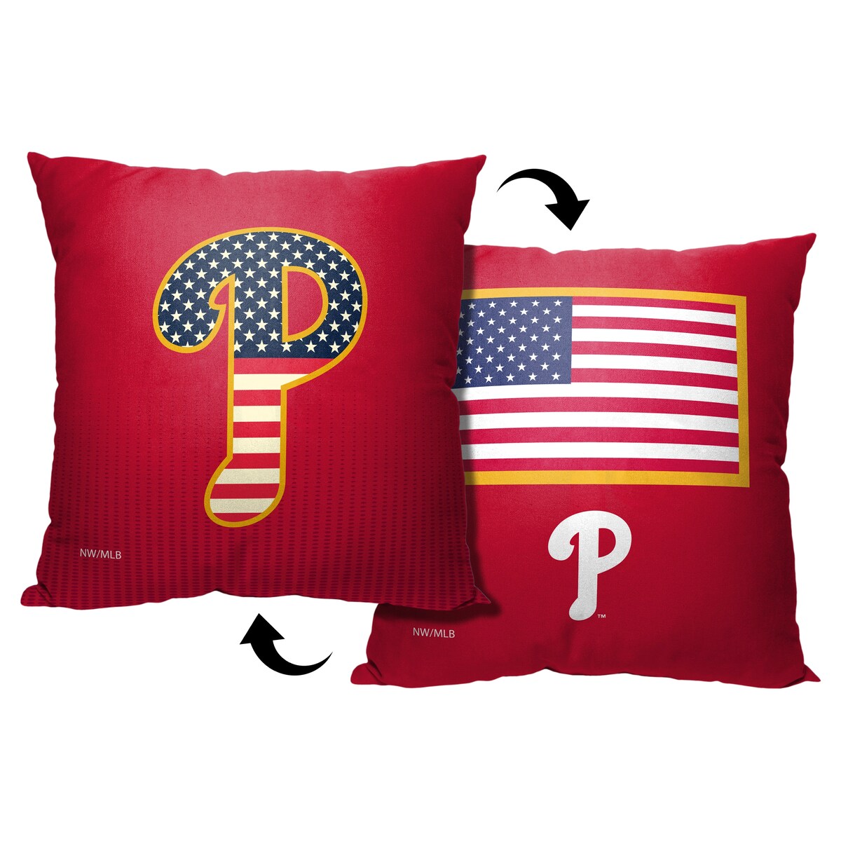 MLB Philadelphia Phillies Celebrate Series 18 Inch Throw Pillow