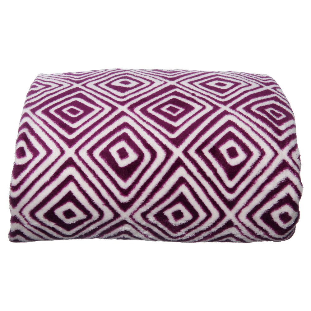 Luxury Microplush Printed Square Blanket