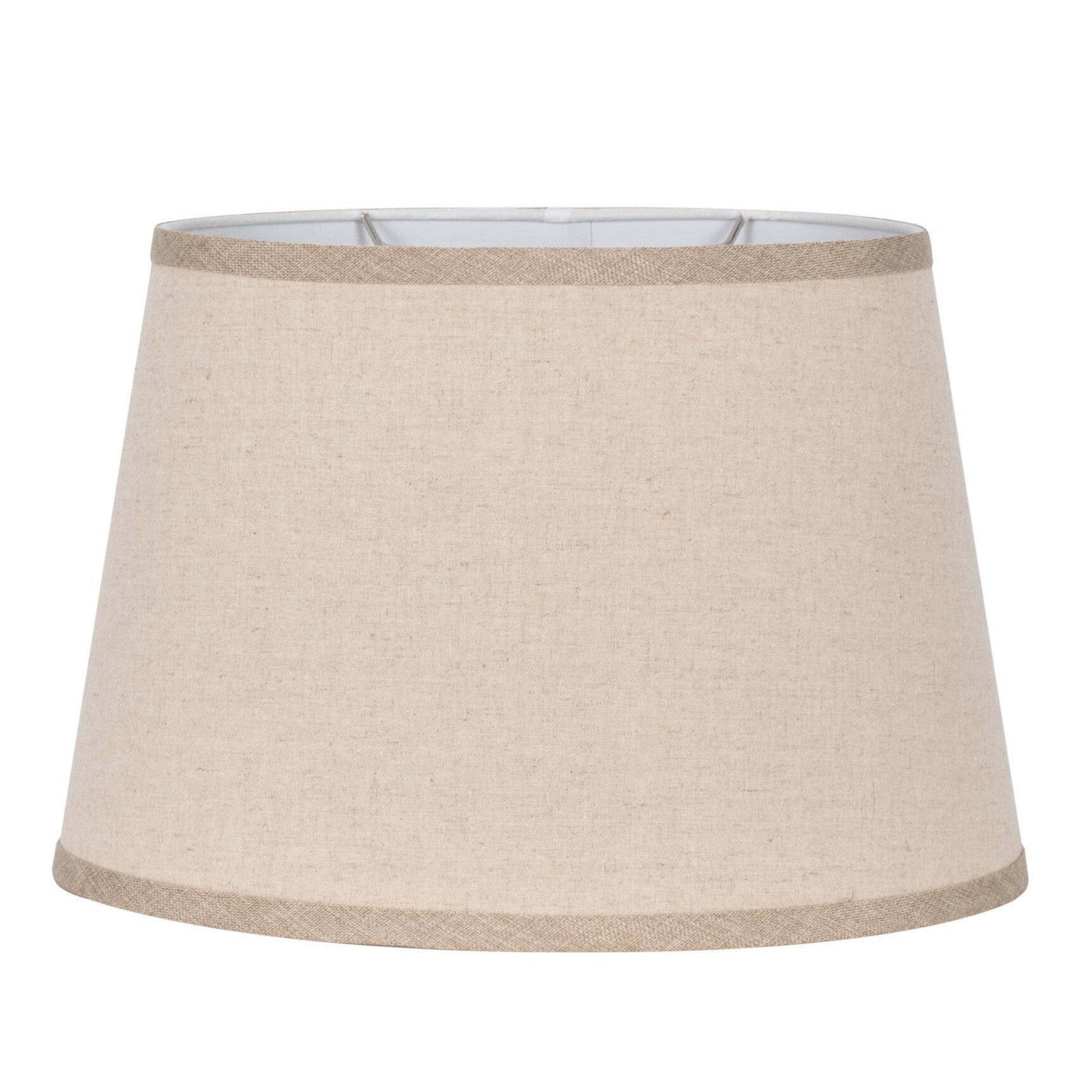 Polyresin 25 Table Lamp with Linen Shade, Blue & Brown