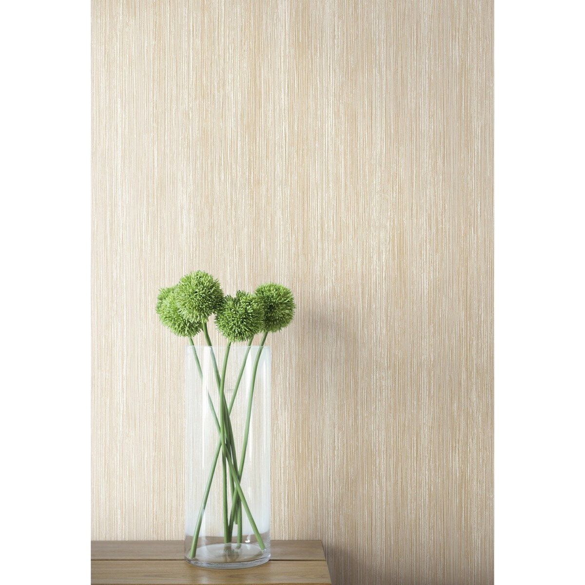 Seabrook Designs Phemie Stria Unpasted Wallpaper