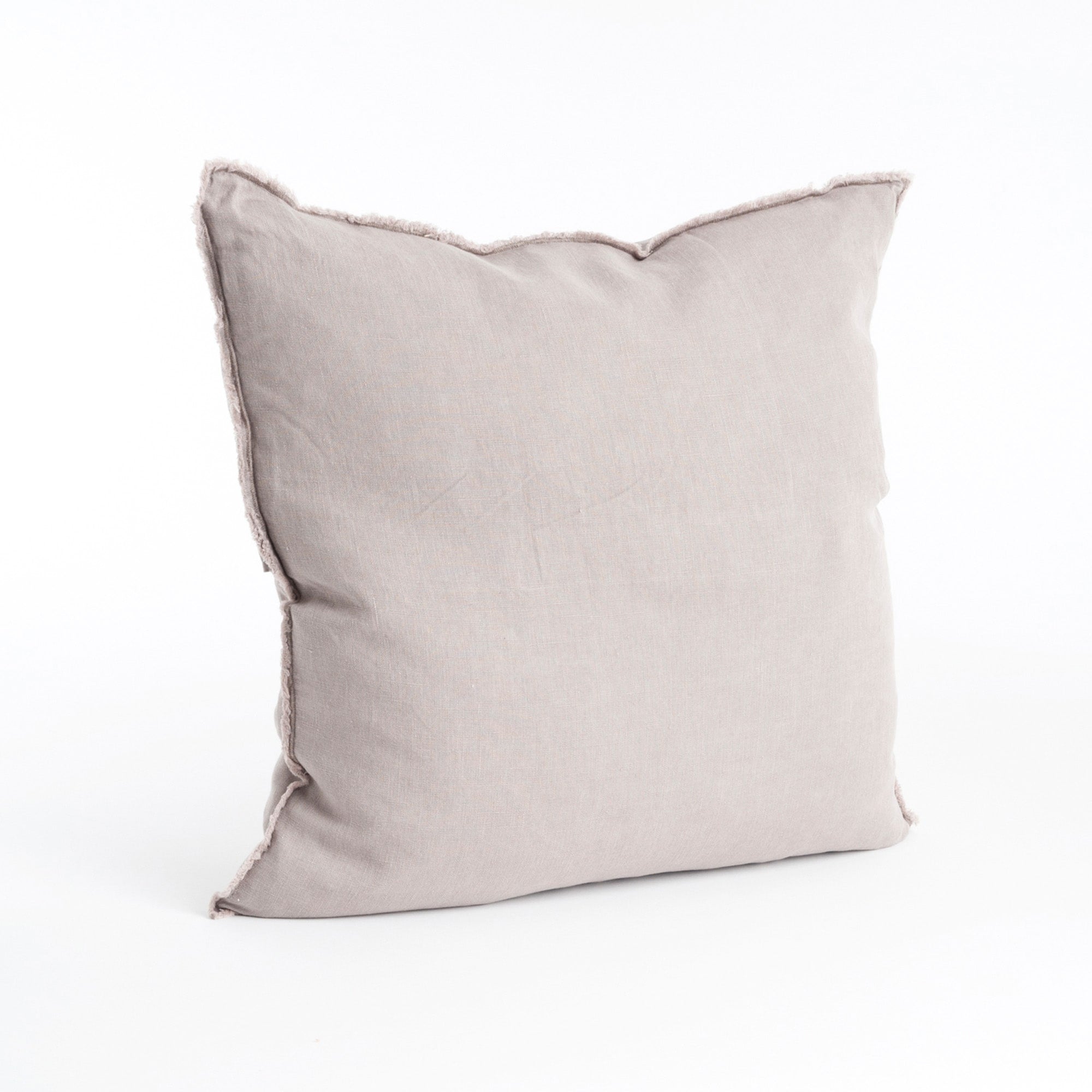 Fringed Design Down-Filled Throw Pillow