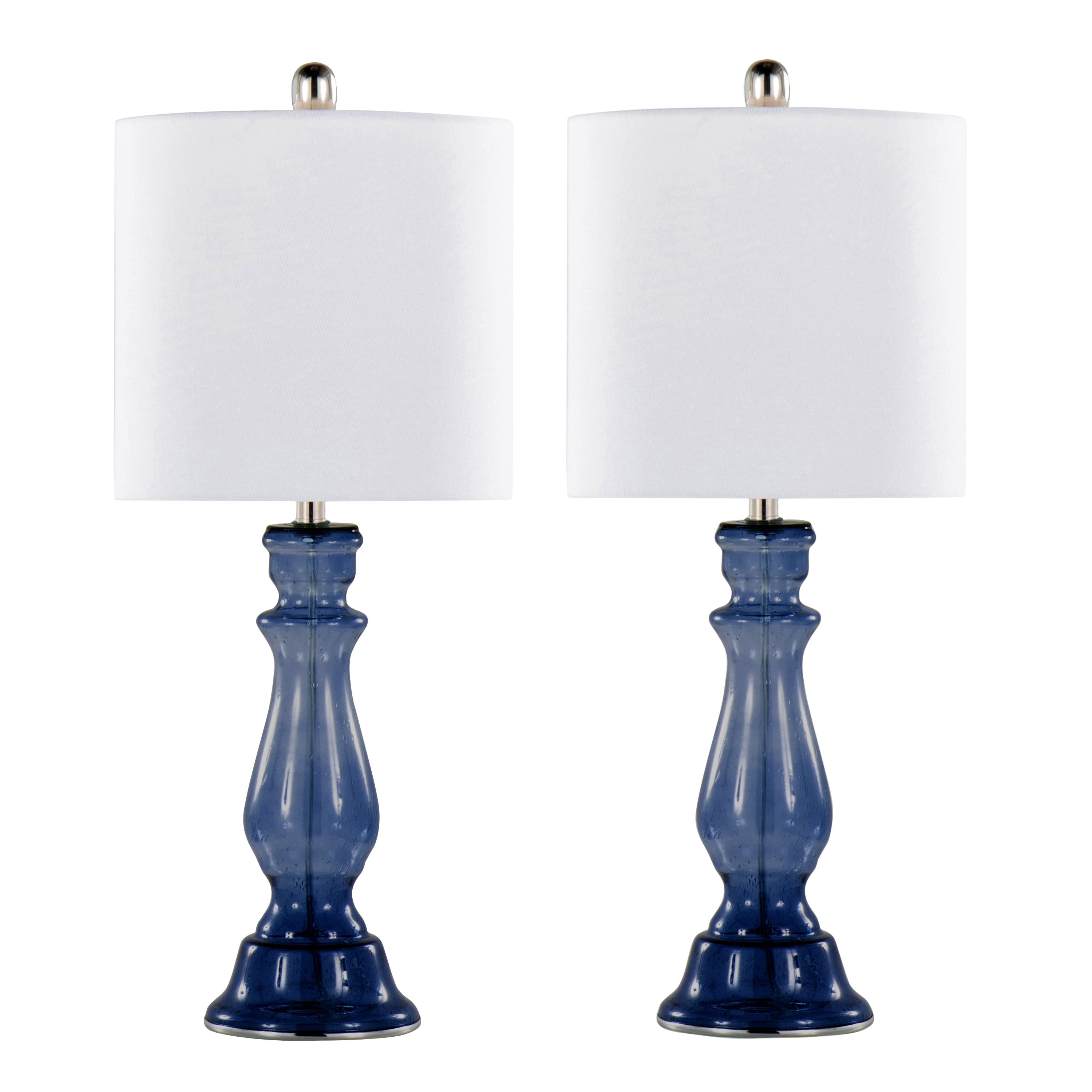 Bella 24 Glass Table Lamp (Set of 2)