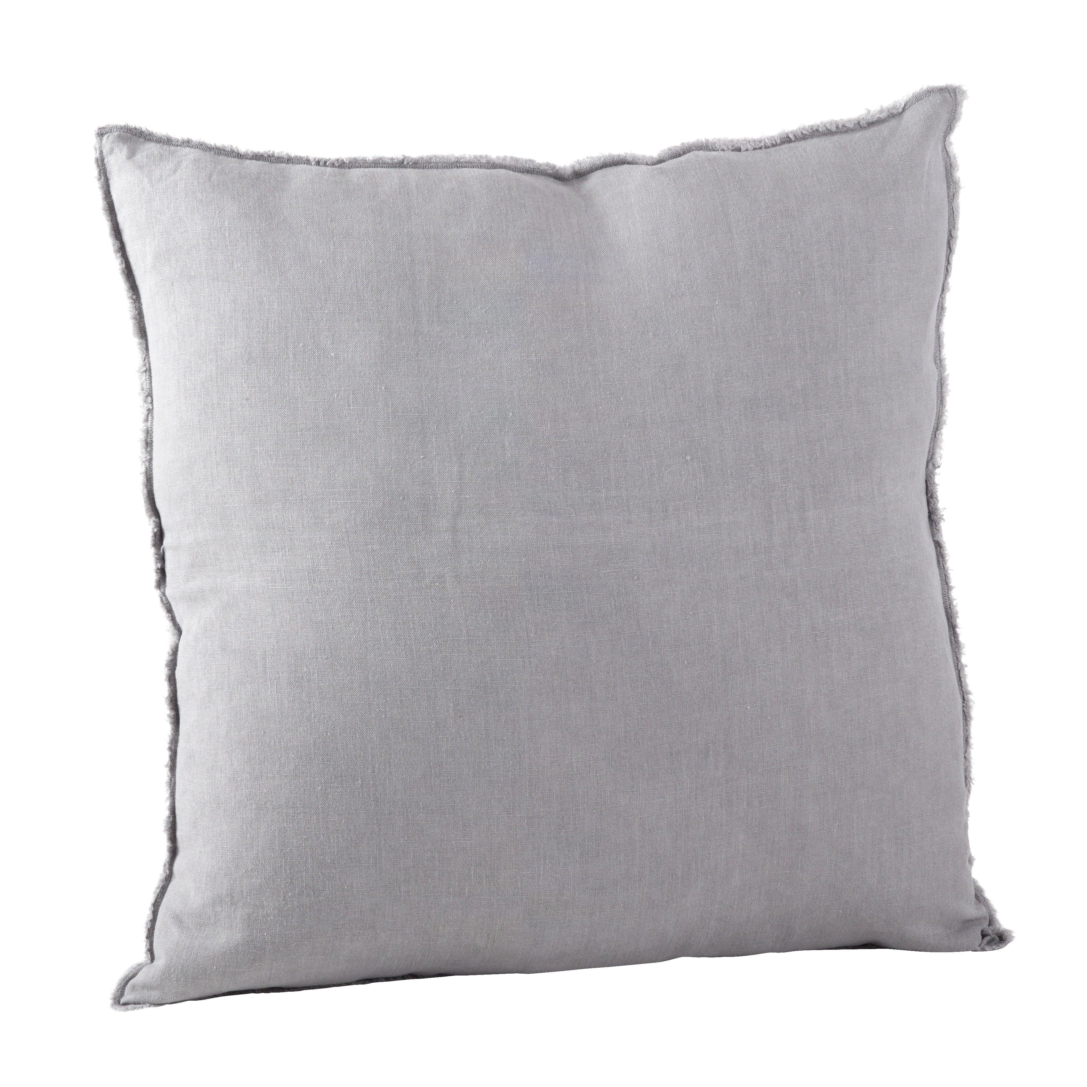 Fringed Design Down-Filled Throw Pillow