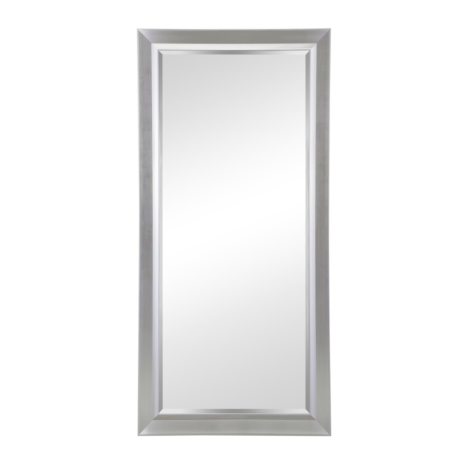 Framed Bevel Leaner Full Length Huge Floor Mirror XL Mirror Large Rectangle Standing Cream Floor Mirror Huge Mirrors for Bedroom