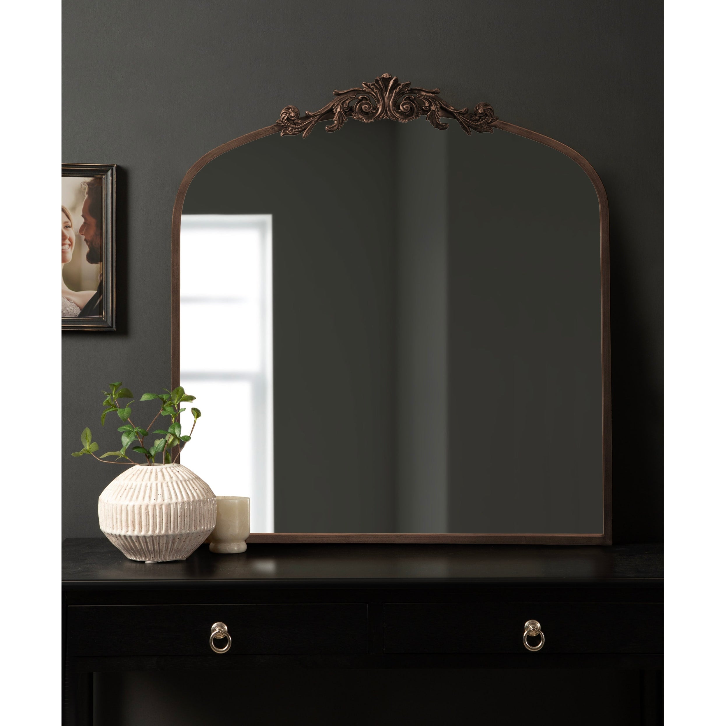 Kate and Laurel Arendahl Traditional Baroque Arch Wall Mirror