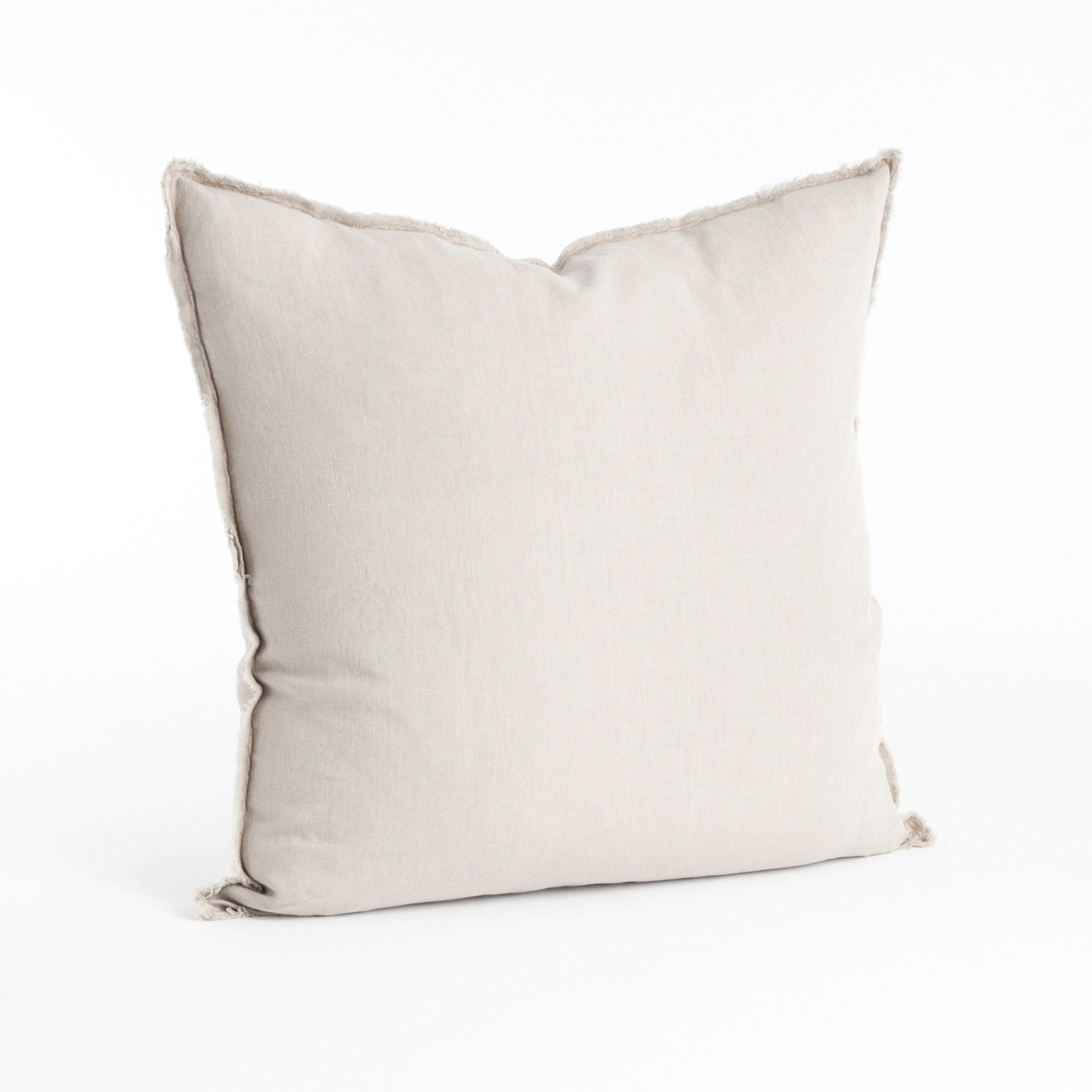 Fringed Design Down-Filled Throw Pillow