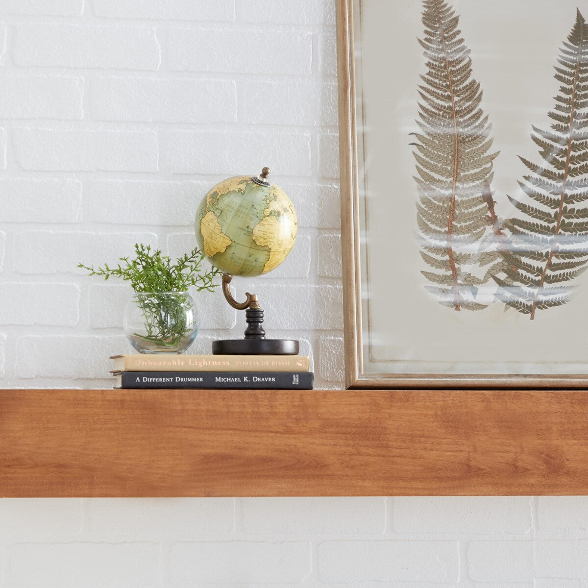 Wood Globe - Green - Roche River Decor