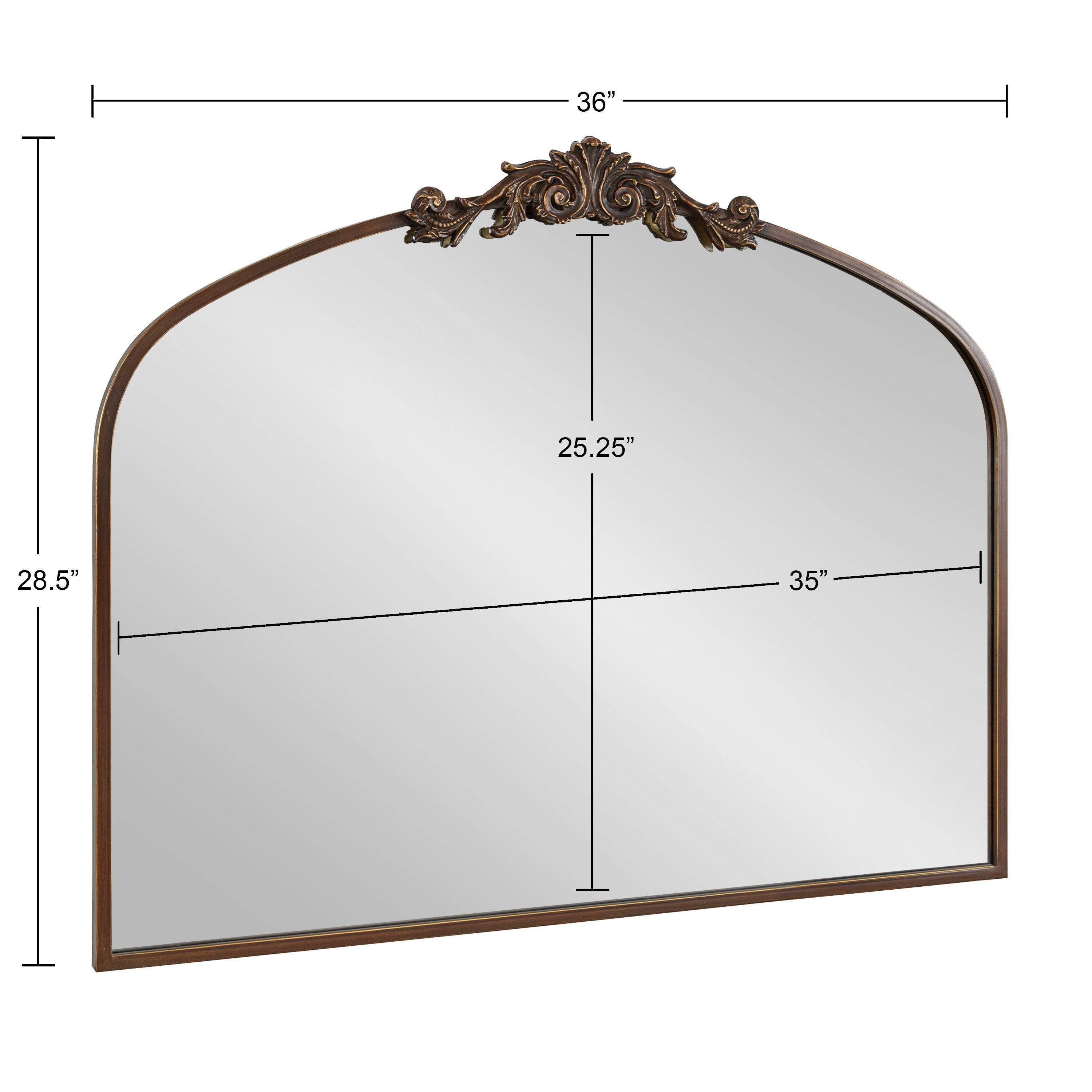 Kate and Laurel Arendahl Traditional Baroque Arch Wall Mirror