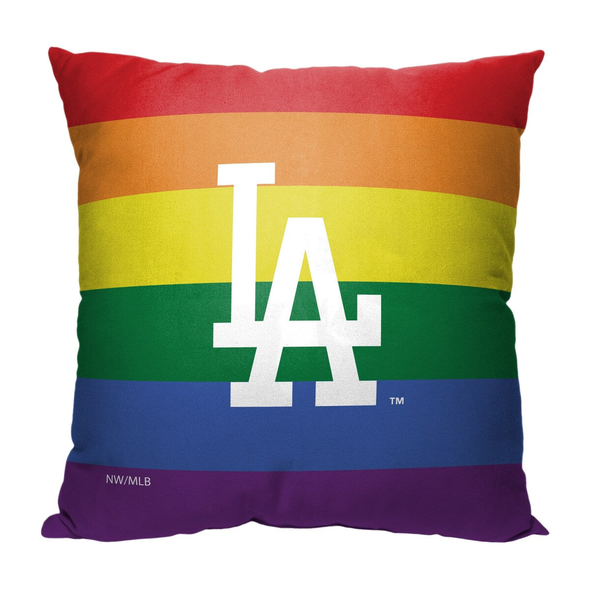 MLB Los Angeles Dodgers Pride Series 18 Inch Throw Pillow