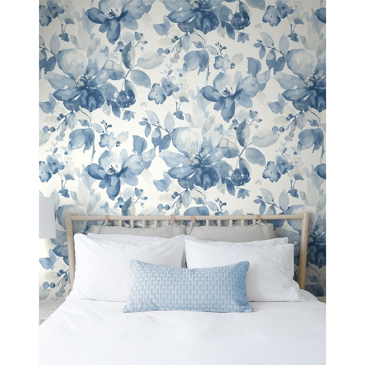 NextWall Watercolor Flower Peel and Stick Wallpaper