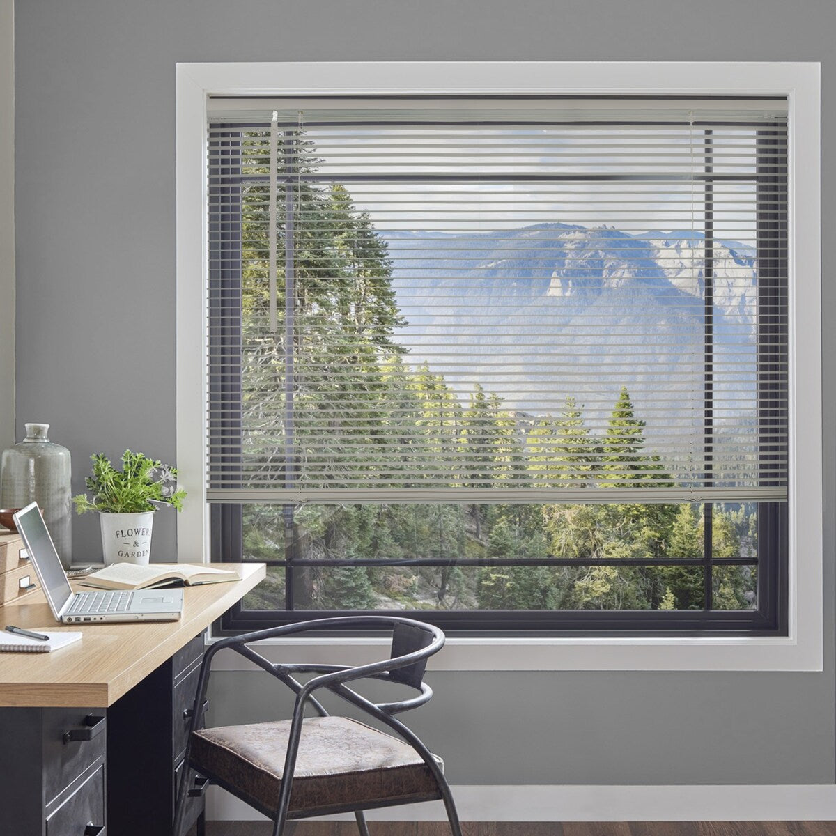 Chicology Room-darkening Cordless 1-inch Vinyl Mini Blinds