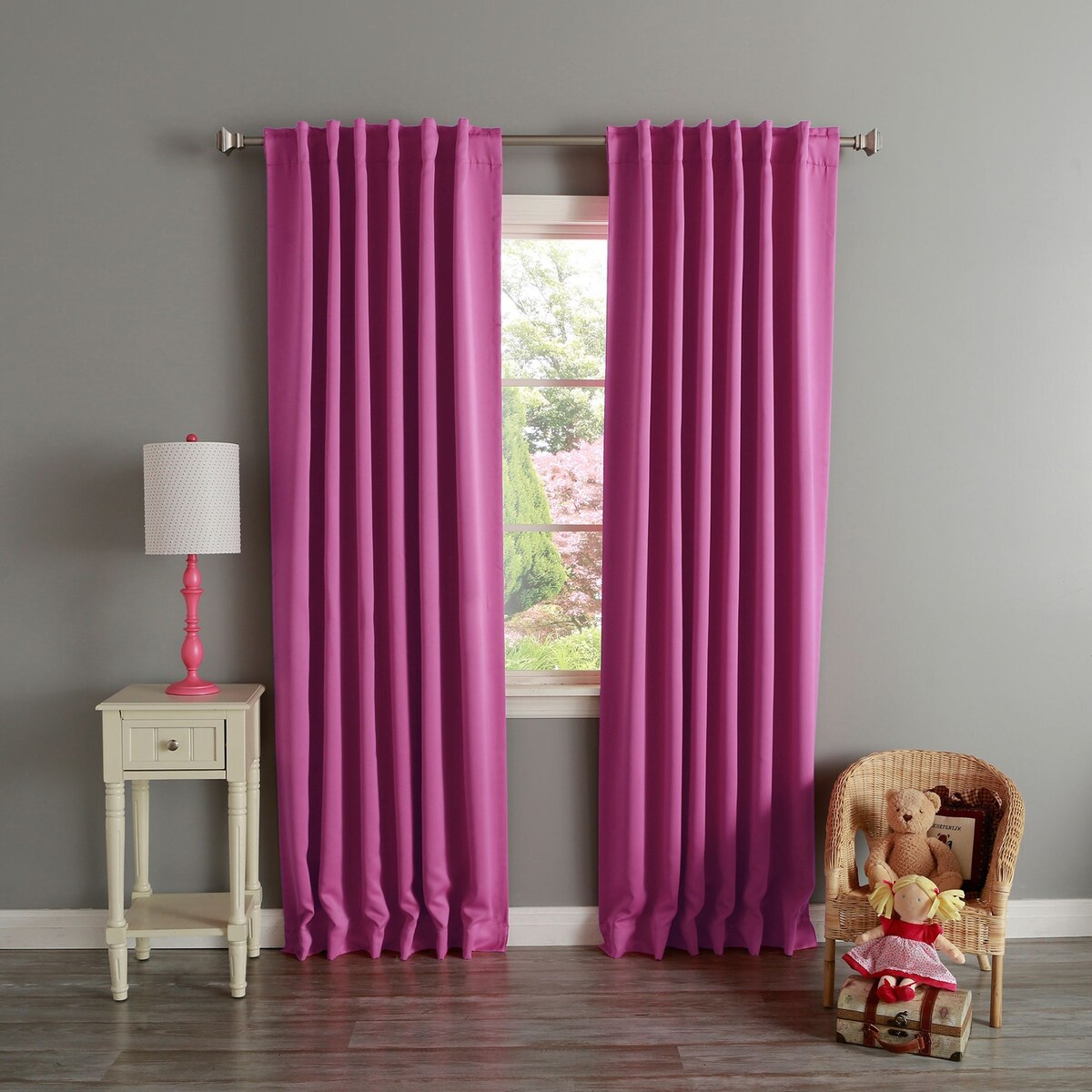 Aurora Home Insulated Thermal Blackout 84-inch Curtain Panel Pair - 52 x 84