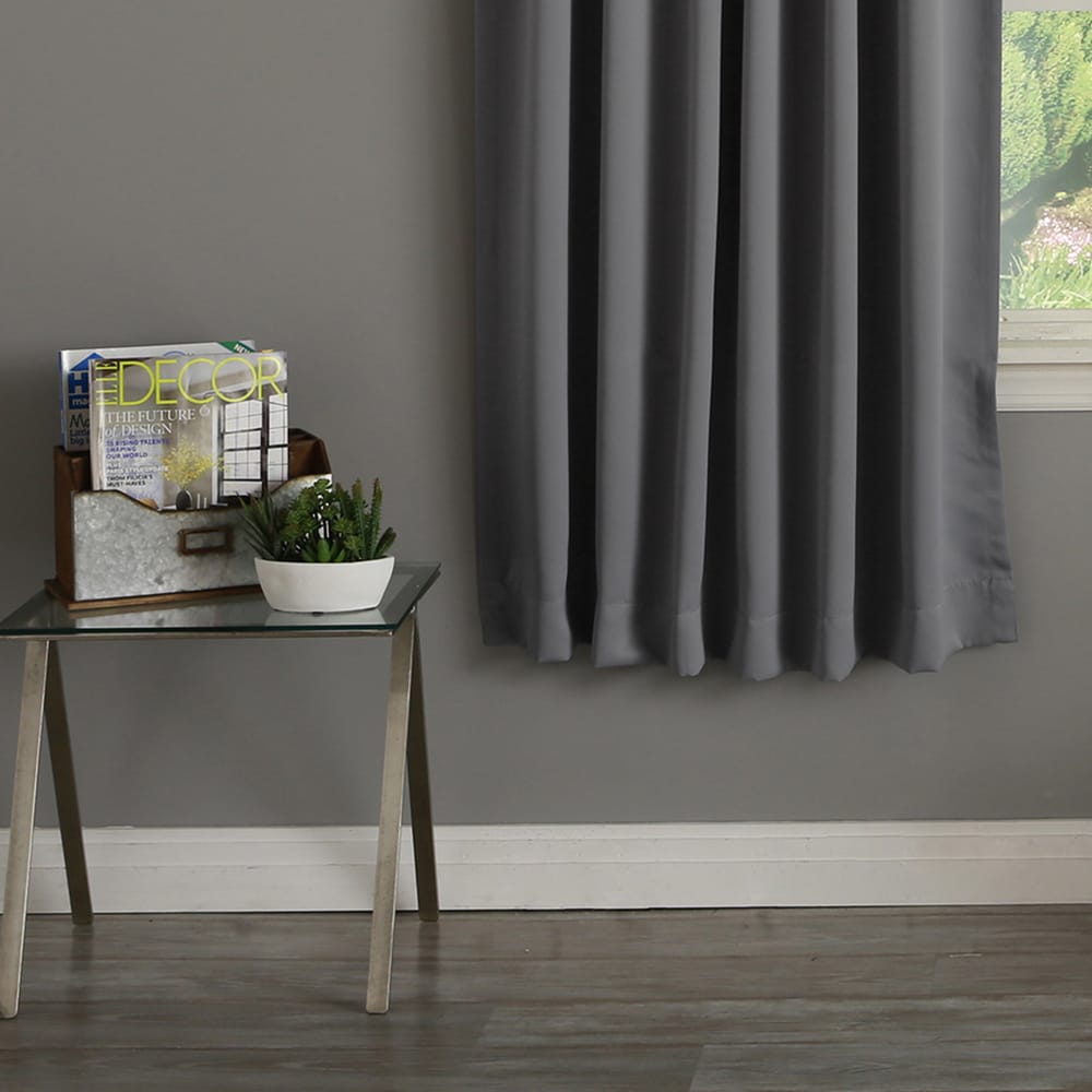 Aurora Home Insulated 72-inch Thermal Blackout Curtain Panel Pair - 52 x 72