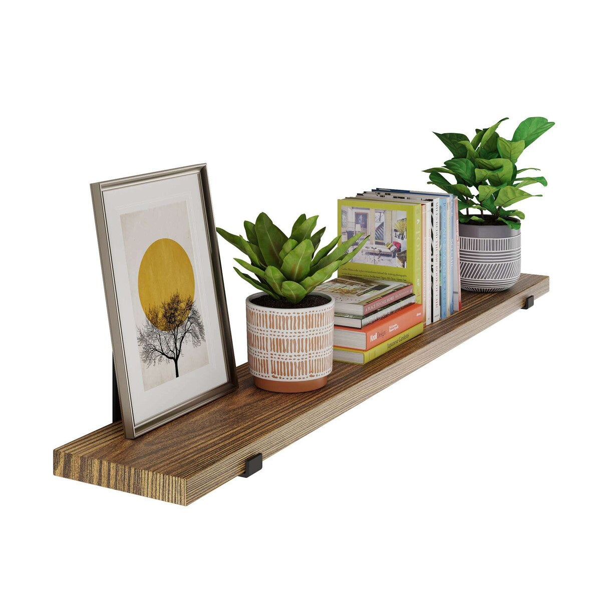 60 inch shelf, 9.25'' Deep, Floating Shelves, Wall Shelves for Living Room, Wall Storage Shelving