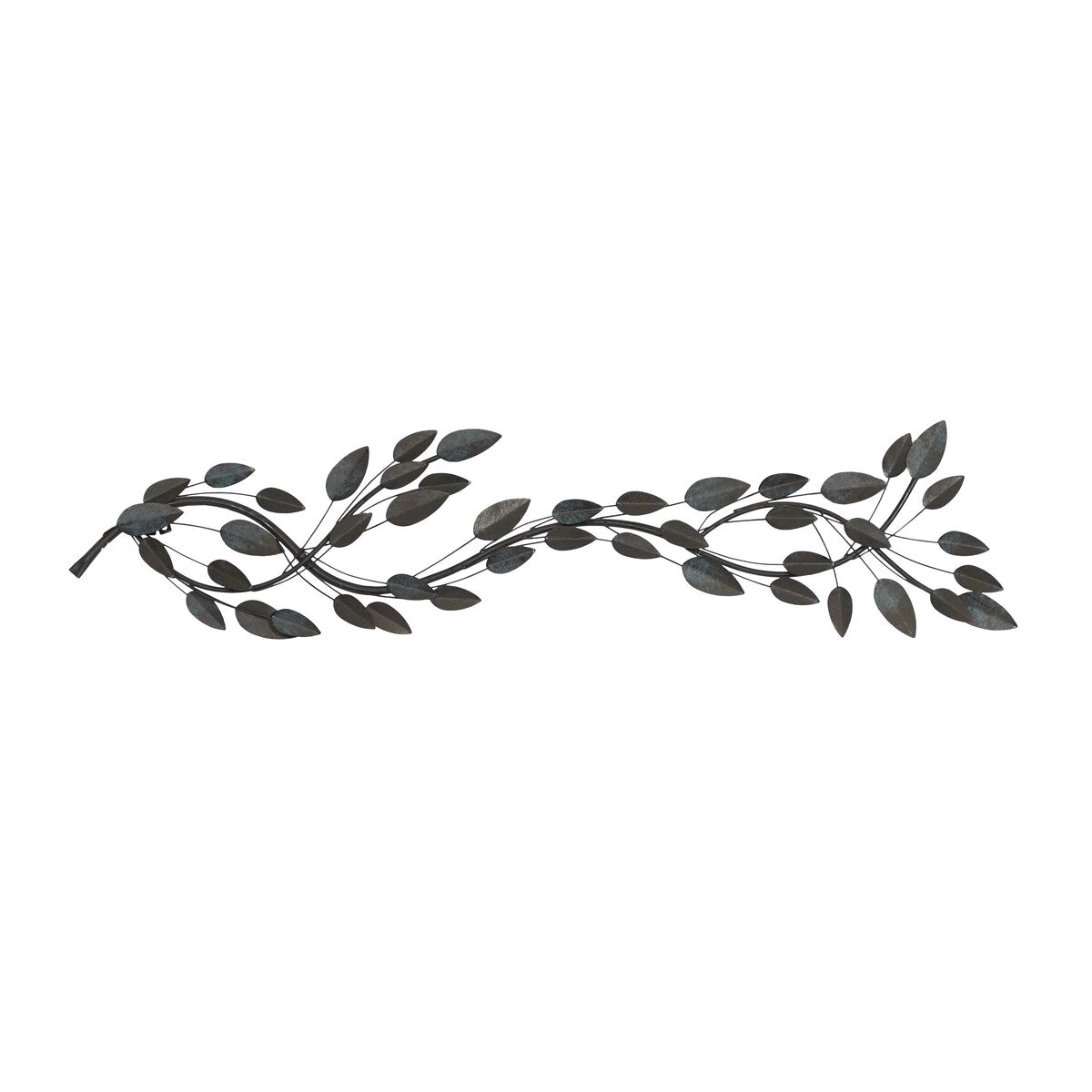 Metal Leaf Home Wall Decor - Brown - Roche River Decor