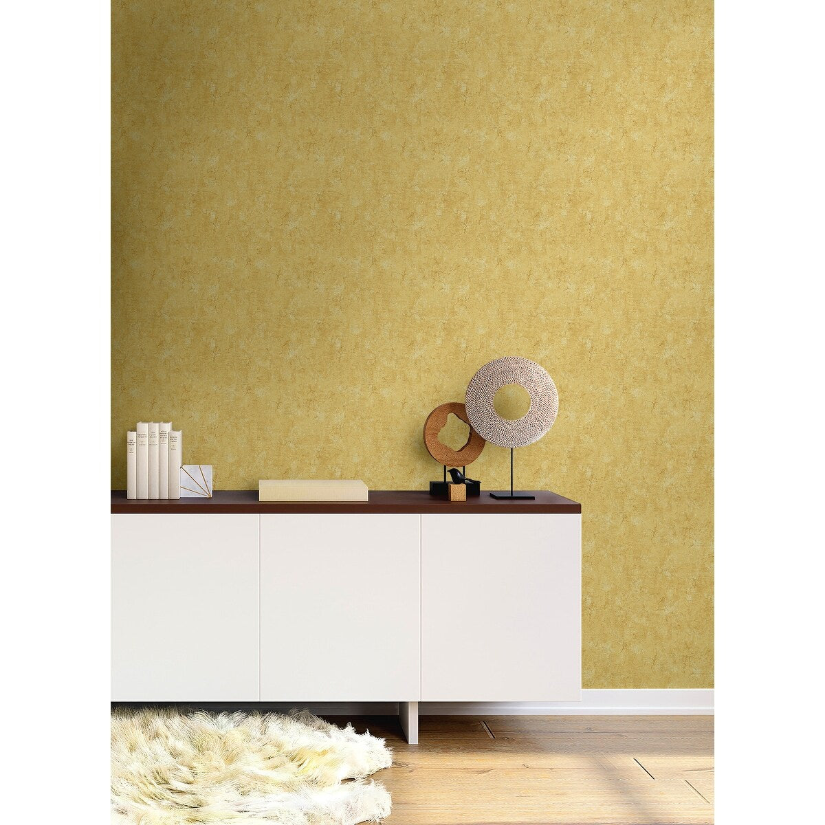 Seabrook Designs Sharla Faux Unpasted Wallpaper