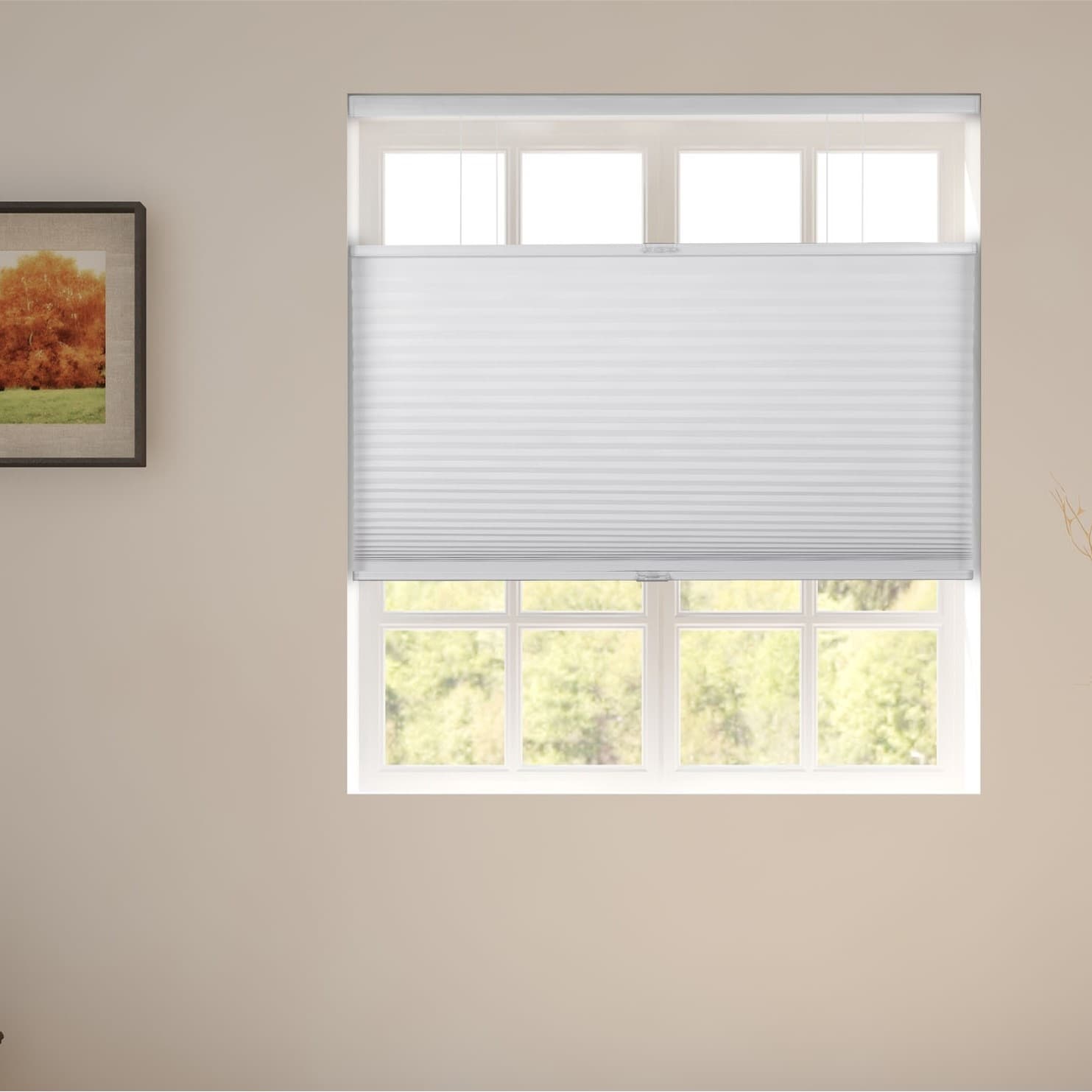 Arlo Blinds White Room Darkening Top Down Bottom Up Cellular Shades