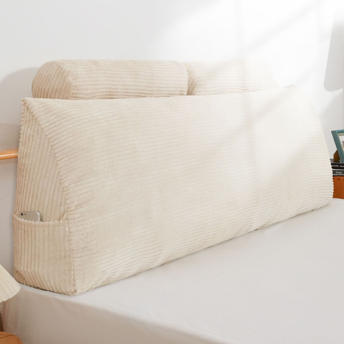 Wedge Headboard Pillow,Bed Rest Reading Pillow