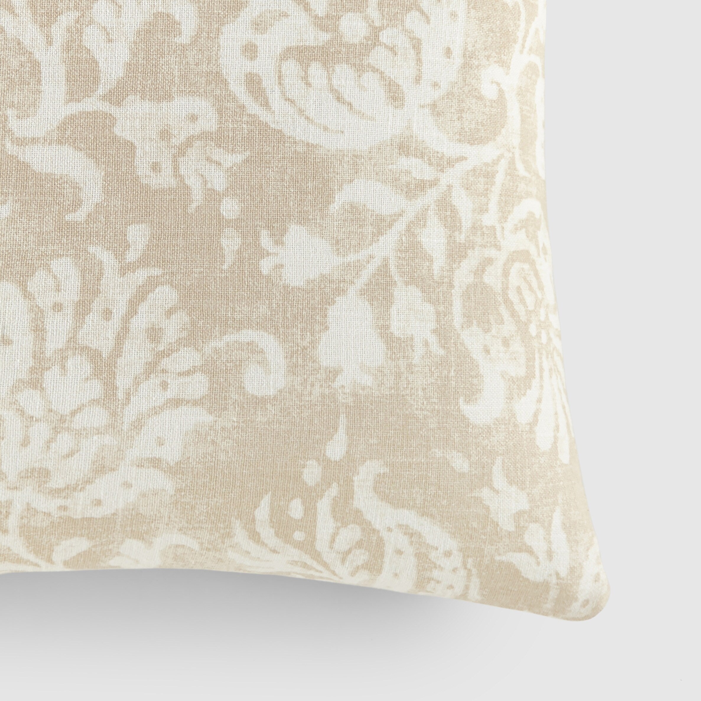 Elegant Patterns Cotton Decor Throw Pillow in Distressed Floral