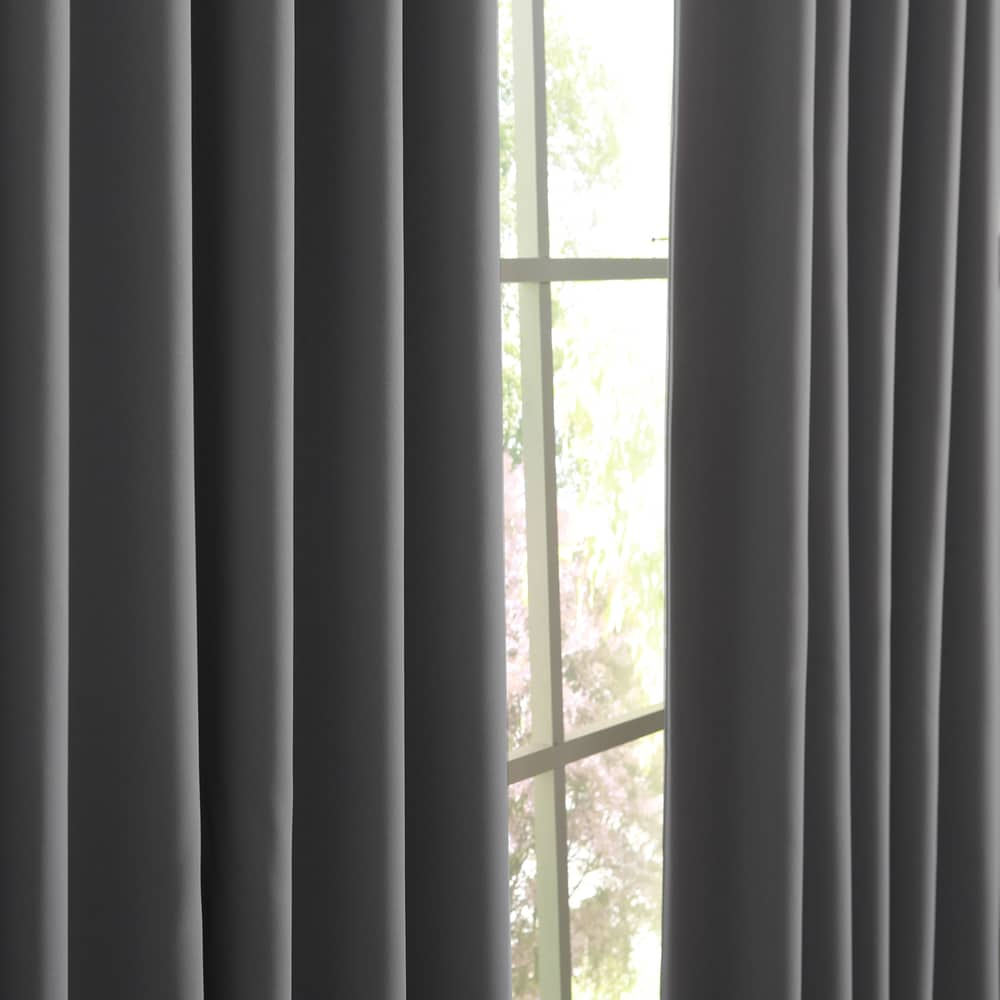 Aurora Home Insulated 72-inch Thermal Blackout Curtain Panel Pair - 52 x 72