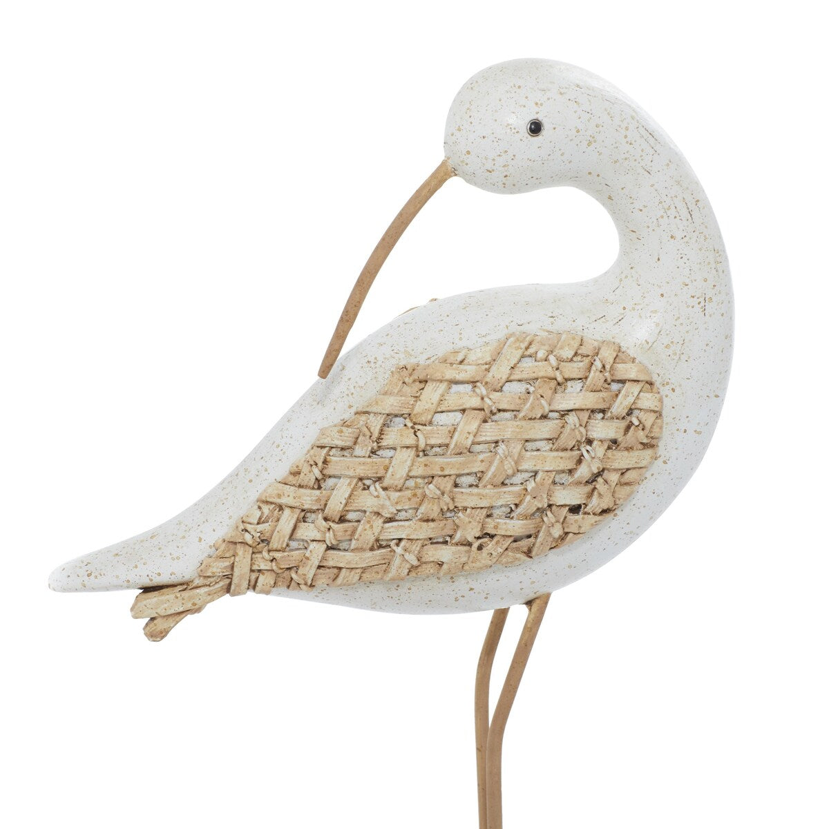 Polystone Bird Decorative Sculpture - Set of 3 White - Roche River Decor