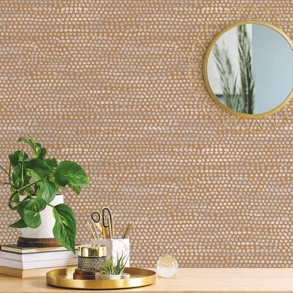 Tempaper Moire Dots Peel and Stick Wallpaper