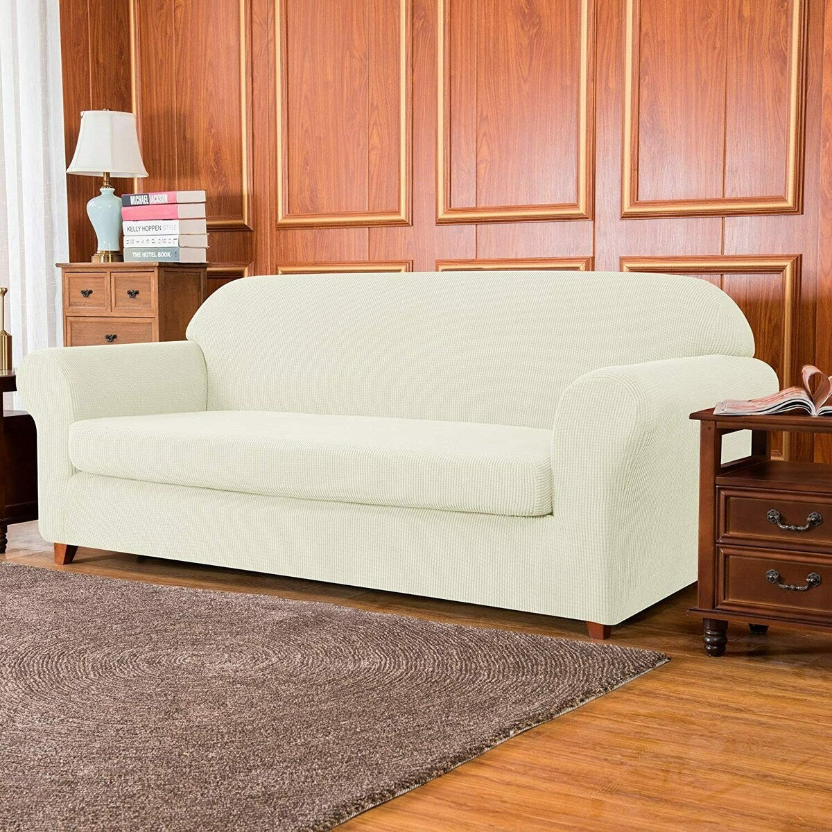 Subrtex 2 Piece Sofa Slipcover Stretch Spandex Furniture Protector