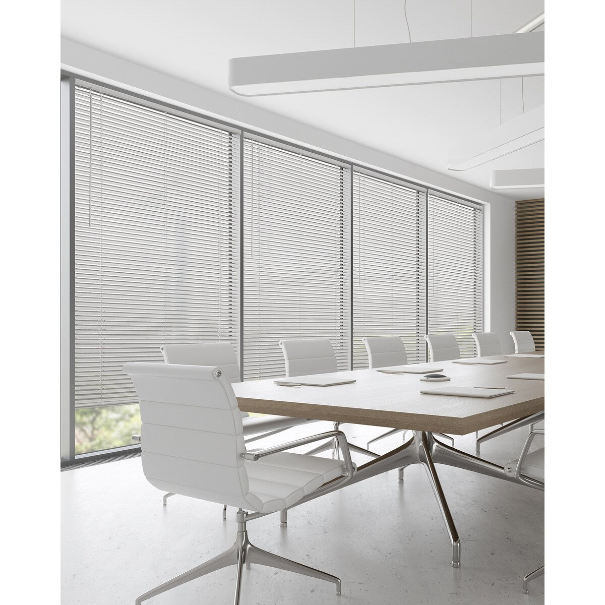 Chicology Room-darkening Cordless 1-inch Vinyl Mini Blinds