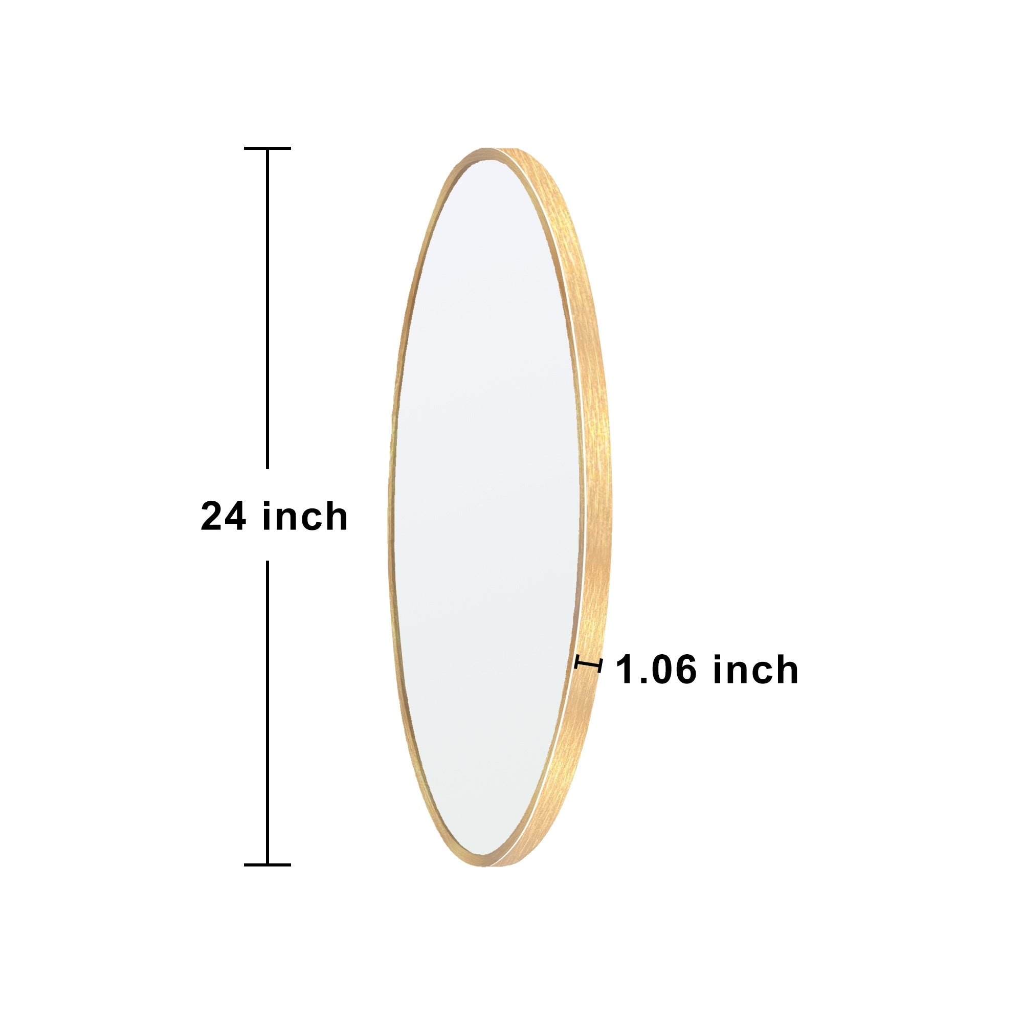 Modern Bathroom Wall Mounted Round Vanity Mirror