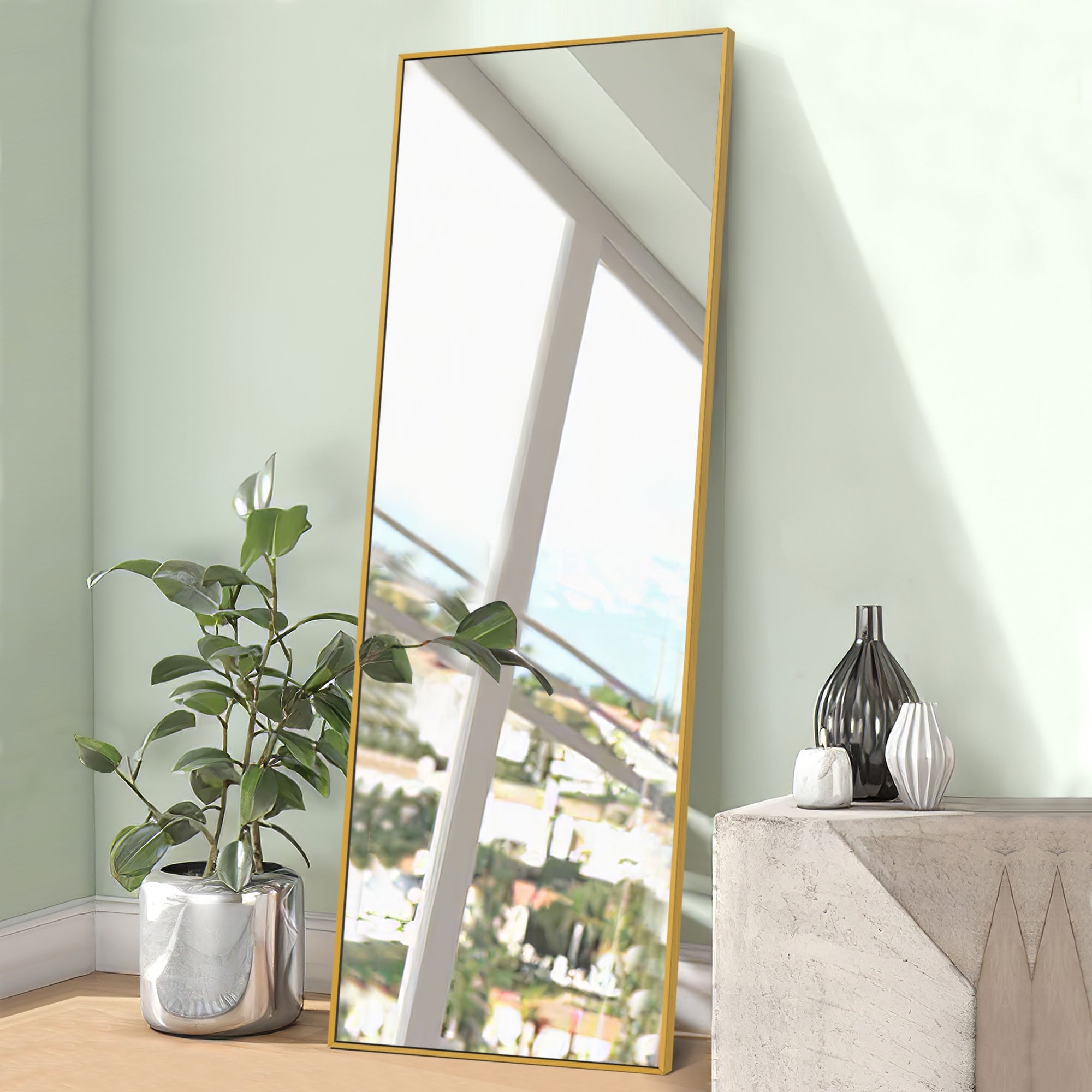 Lumioca Full Length Mirror Large Wall Mounted Mirror Full Body Mirror