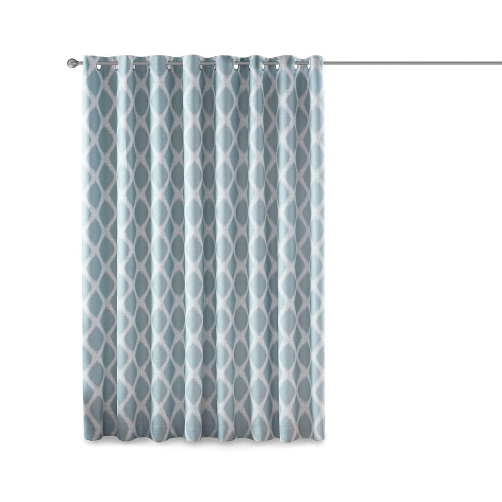 Printed Ikat Blackout Patio Curtain(Only 1 Pc Panel)