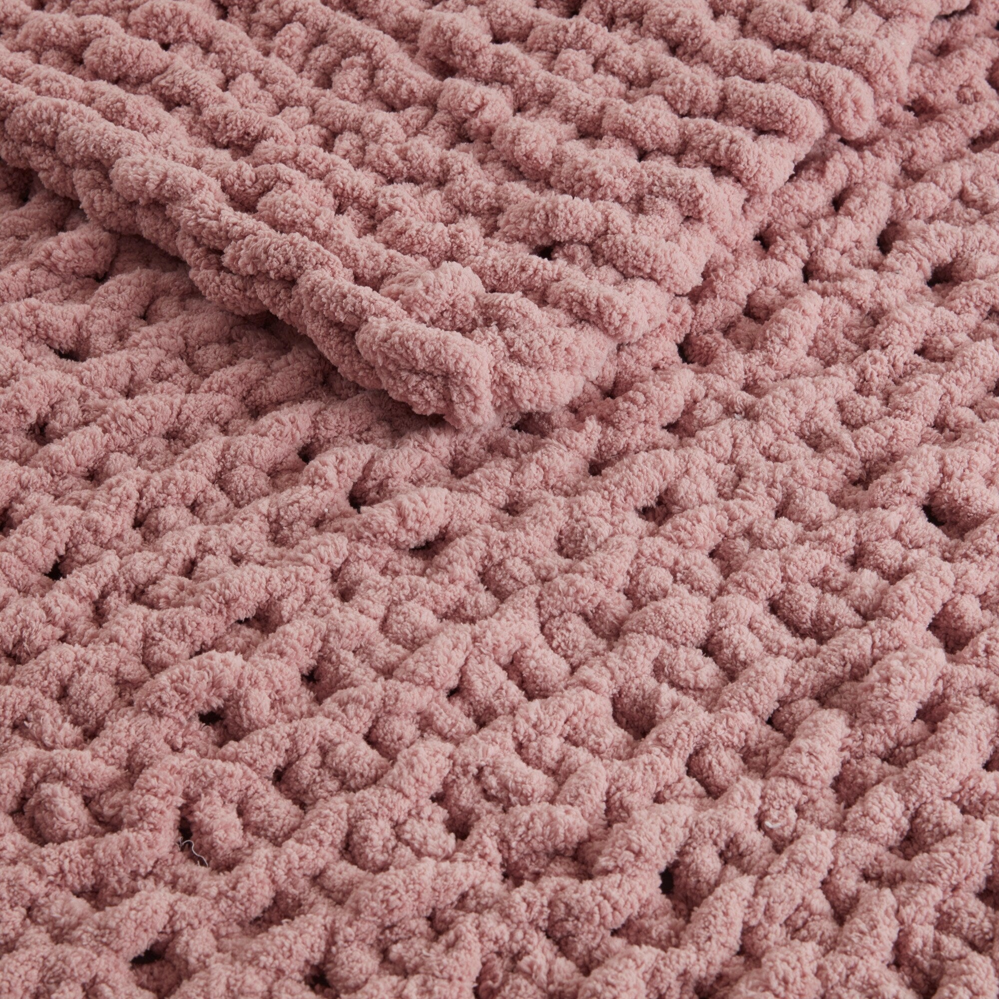 Madison Park Chenille Chunky Knit Throw 50x60