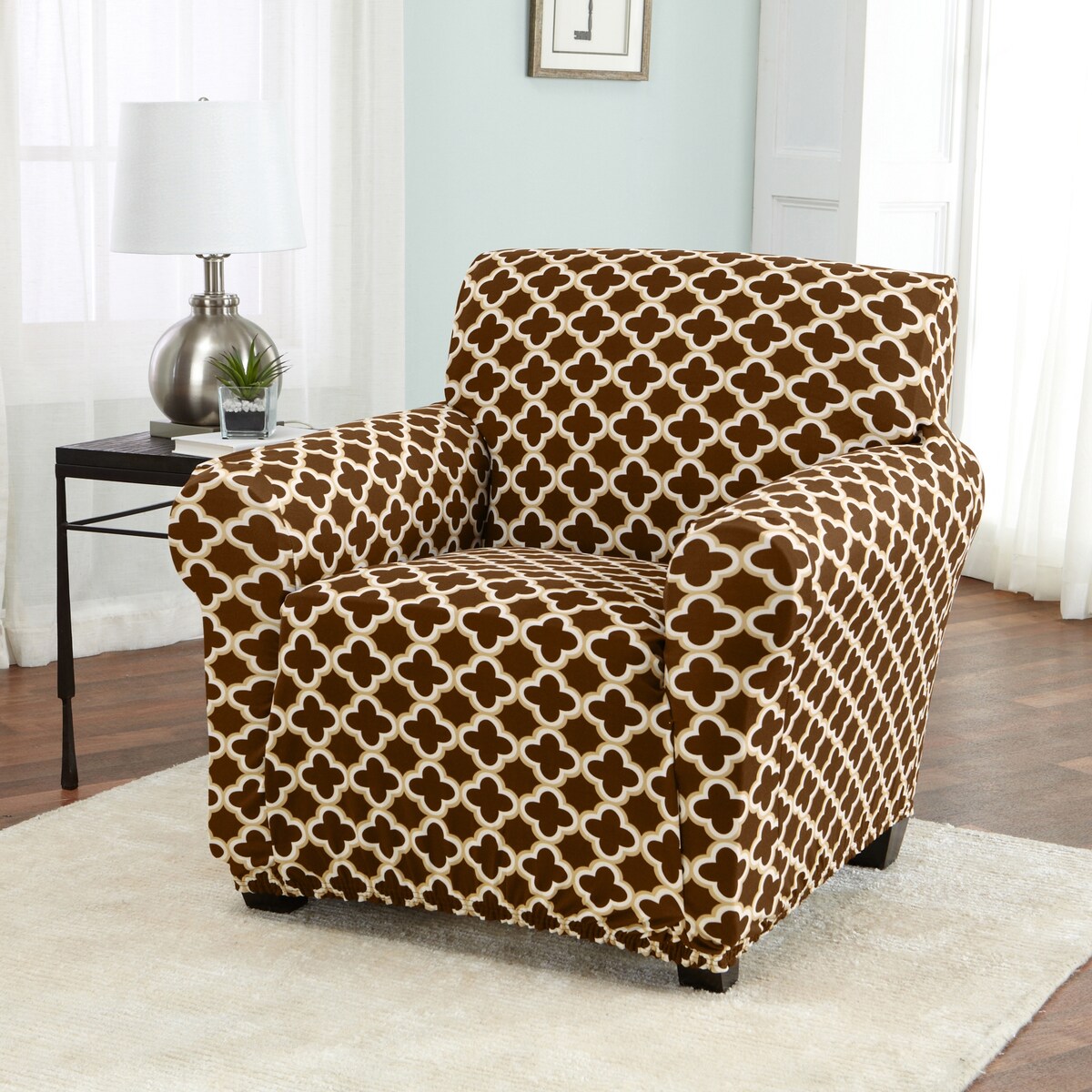 Premium Stretch Printed Chair Slipcover