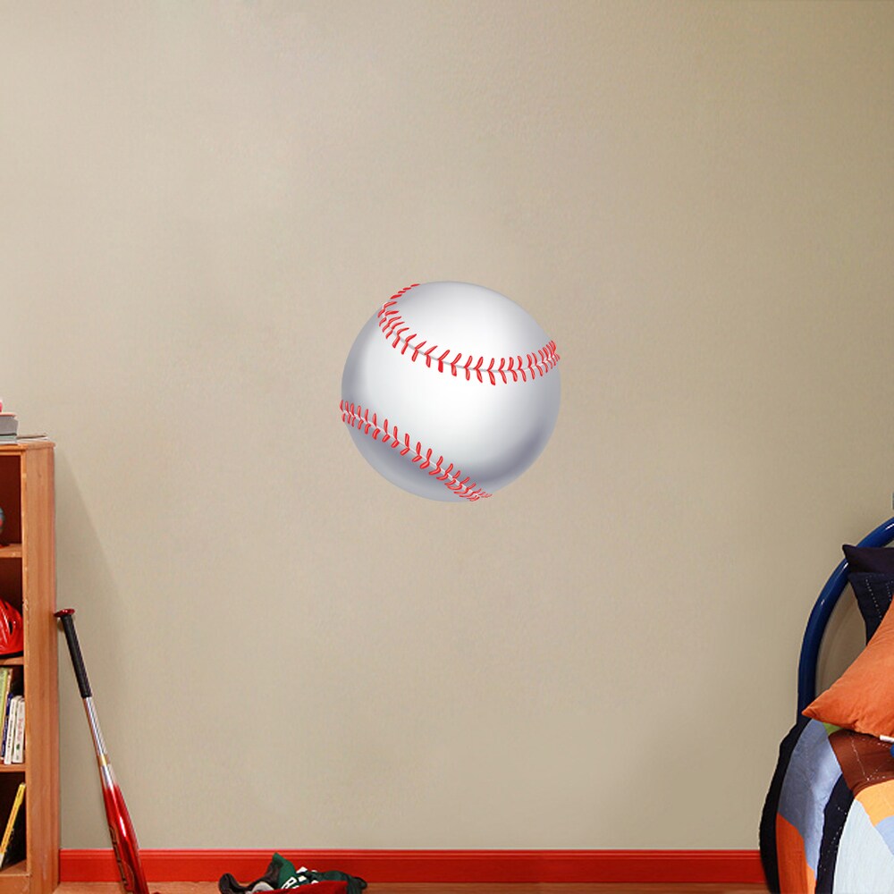 Printed Baseball Wall Decal