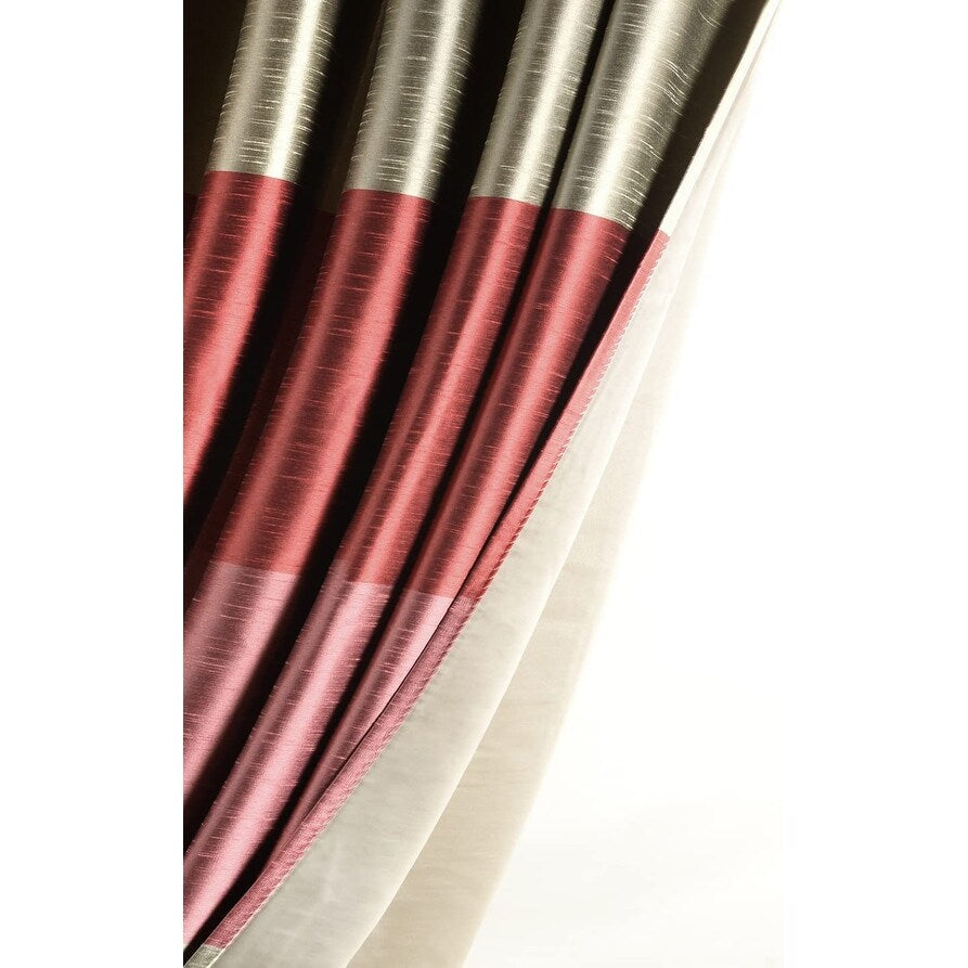 Deco Window 2 Pcs Blackout Curtain Panels Room Darkening Privacy with Thermal Insulation & Eyelets